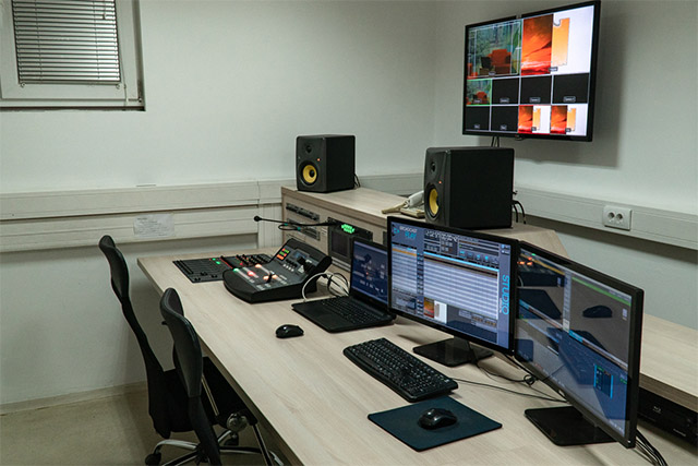 Televizija Valjevo Plus unutrašnjost