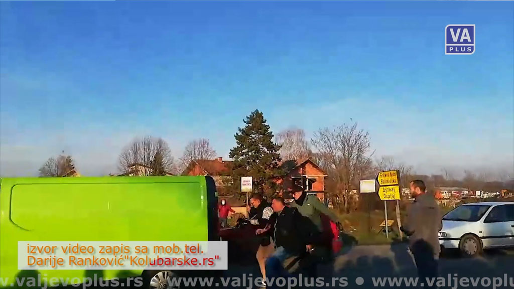 Napad na ekipu Televizije Valjevo plus u selu Popucke